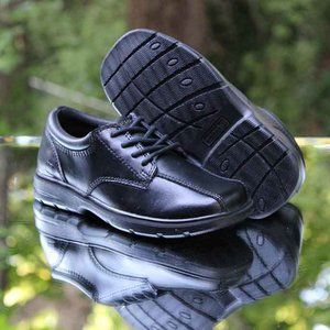 Sperry Nathaniel Oxford Black Leather Toddler Shoes NEW Various Sizes